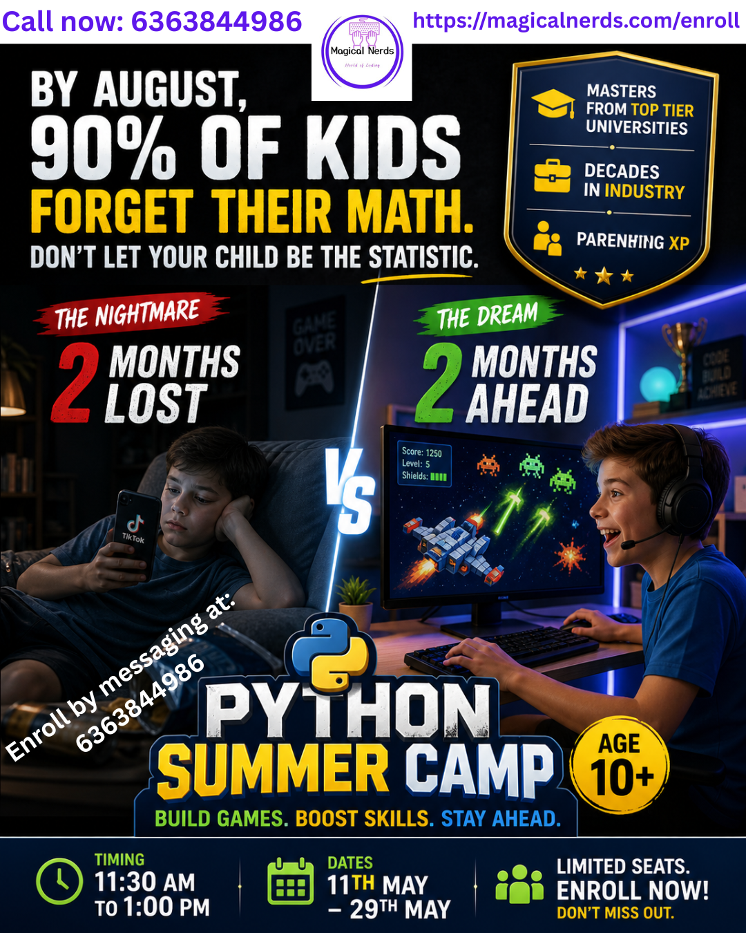 Python Summer Camp Poster